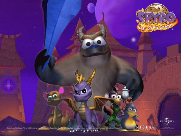 Обои картинки фото видео, игры, spyro, year, of, the, dragon