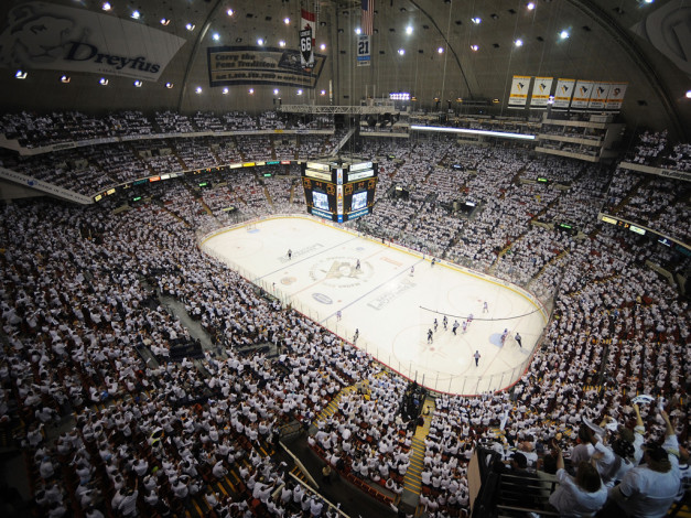 Обои картинки фото фаны, питсбурга, спорт, стадионы