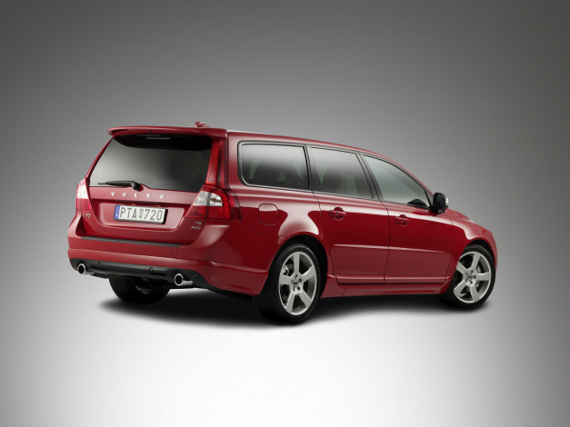 Обои картинки фото volvo, v70, design, 2008, автомобили