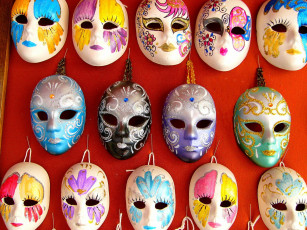 Картинка разное маски карнавальные костюмы