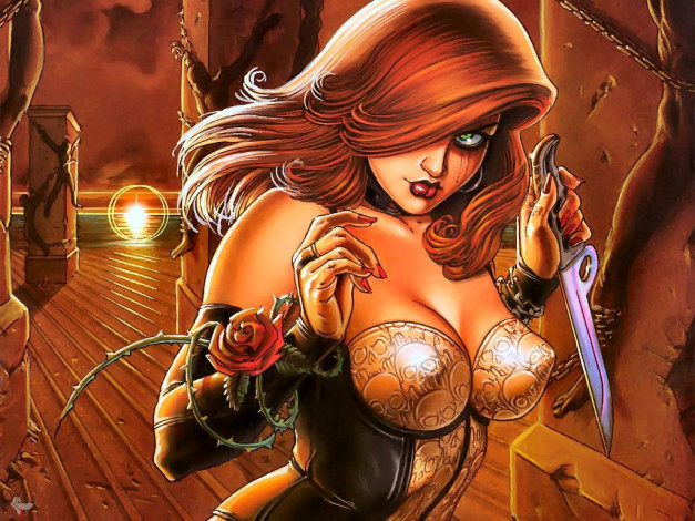 Обои картинки фото фэнтези, девушки