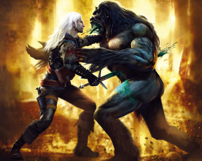 Картинка the witcher видео игры