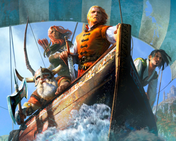 Обои картинки фото drakensang, the, river, of, time, видео, игры