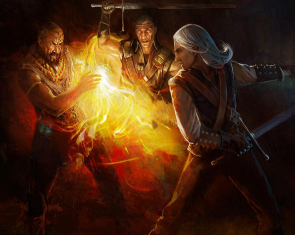 Обои картинки фото the, witcher, видео, игры