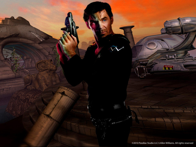 Обои картинки фото darkstar, the, interactive, movie, видео, игры