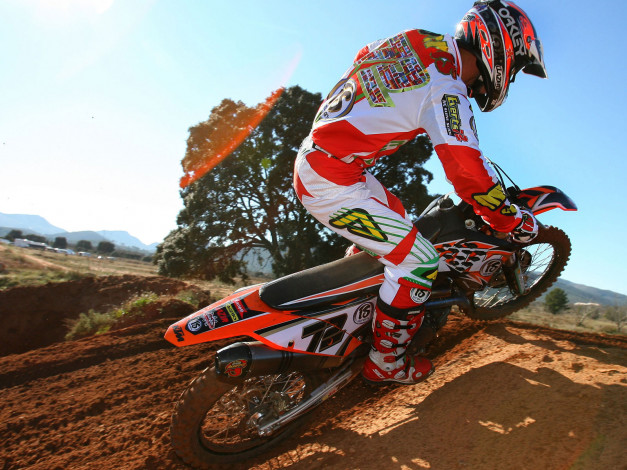 Обои картинки фото спорт, мотокросс