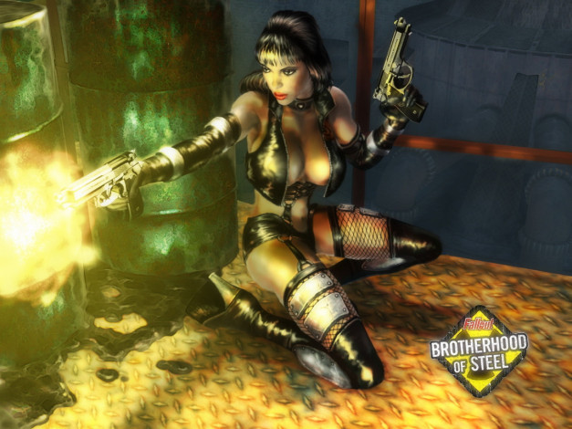 Обои картинки фото видео, игры, fallout, tactics, brotherhood, of, steel