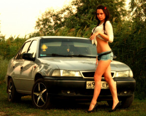 Картинка автомобили авто девушками