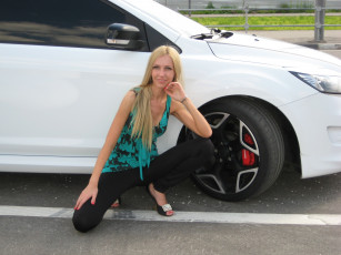 Картинка автомобили авто девушками