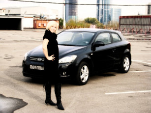 Картинка автомобили авто девушками