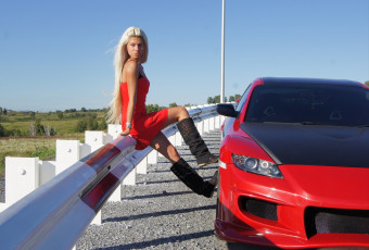 Картинка автомобили авто девушками