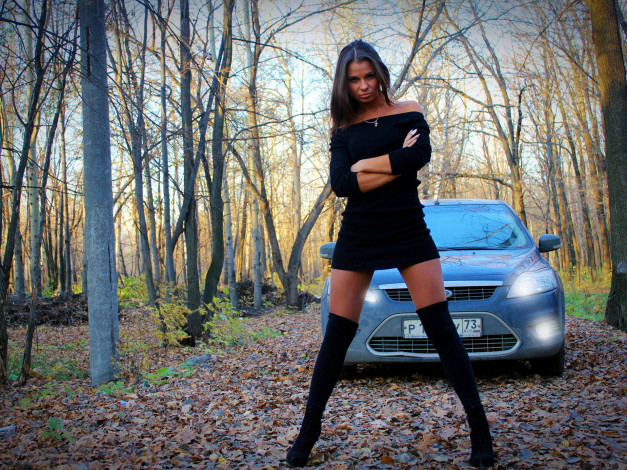 Обои картинки фото автомобили, авто, девушками