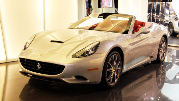 Картинка ferrari california автомобили выставки уличные фото s p a гоночные спортивные италия