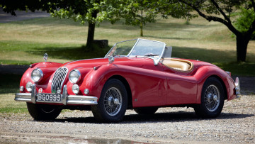 обоя jaguar, xk140, автомобили, великобритания, land, rover, ltd