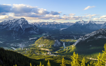 Картинка banff national park alberta canada природа горы альберта канада банф