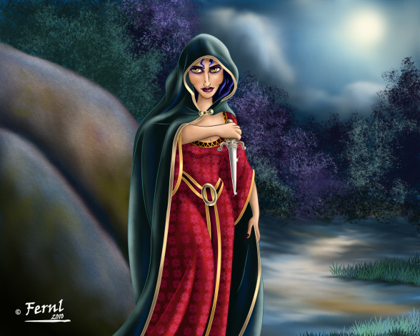 Обои картинки фото мультфильмы, tangled, ведьма