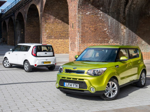 Картинка автомобили kia зеленый 2014 uk-spec soul