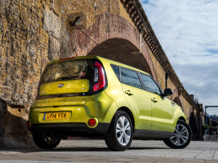 Картинка автомобили kia зеленый 2014 uk-spec soul