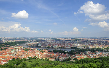 Картинка города прага+ Чехия панорама