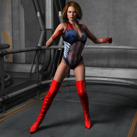 Обои картинки фото observers, 3д графика, fantasy , фантазия, поза, взгляд, девушка