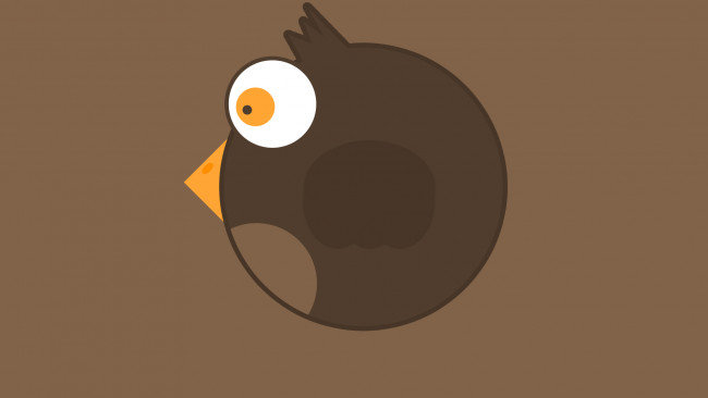 Обои картинки фото рисованные, минимализм, фон, профиль, сова