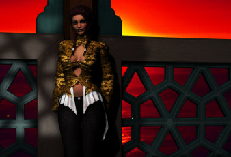 Картинка 3д+графика люди+ people взгляд девушка фон