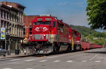 Картинка техника поезда железная дорога рельсы локомотив состав