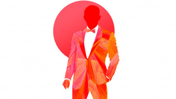 Картинка рисованное минимализм фон мужчина