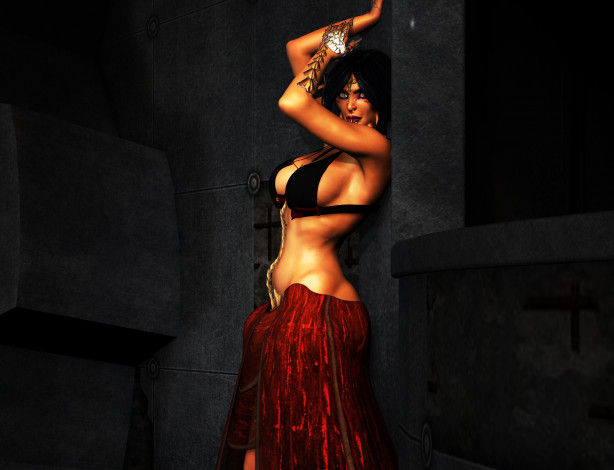 Обои картинки фото 3д графика, люди , people, девушка, фон, взгляд