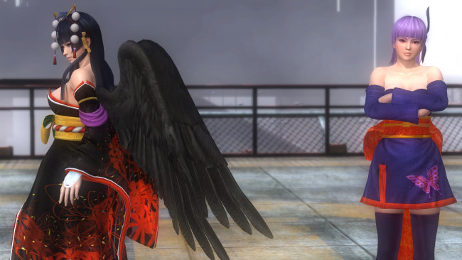 Обои картинки фото 3д графика, аниме , anime, девушки, взгляд, фон, демон