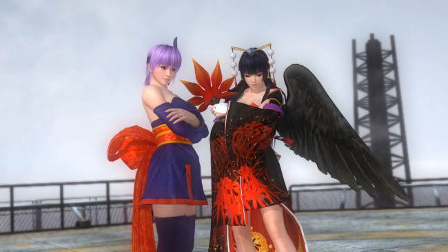 Обои картинки фото 3д графика, аниме , anime, девушки, взгляд, фон, демон