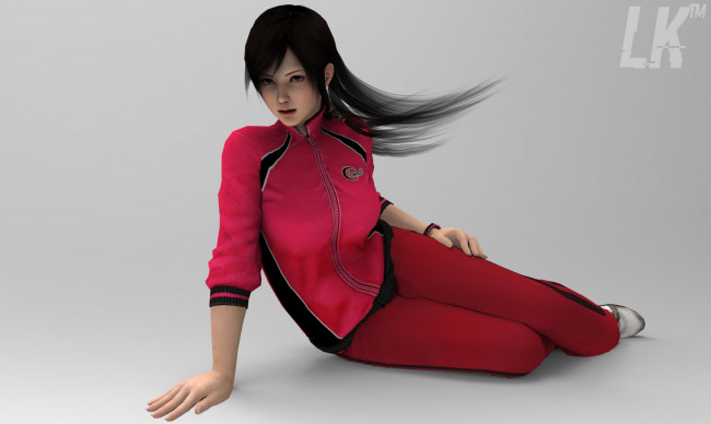 Обои картинки фото 3д графика, люди , people, девушка, фон, взгляд