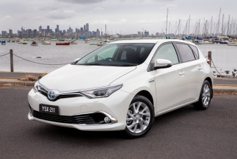 обоя автомобили, toyota, hybrid, corolla, 2016г, au-spec
