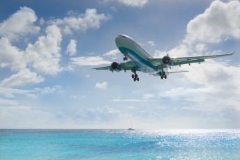 Картинка авиация авиационный+пейзаж креатив авиалайнер