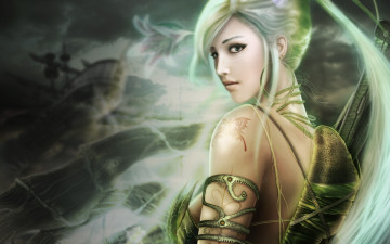 Картинка фэнтези девушки взгляд девушка