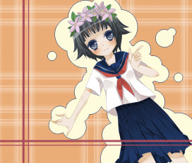 Картинка аниме toaru+majutsu+no+index фон взгляд девушка