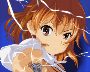 Картинка аниме toaru+majutsu+no+index фон взгляд девушка