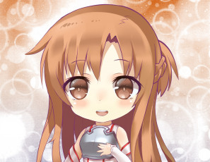 Картинка аниме sword+art+online фон девушка взгляд