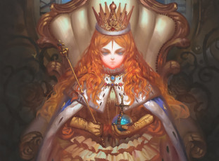 обоя аниме, alice in wonderland, white, datura