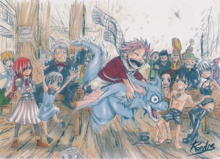 Картинка аниме fairy+tail хвост феи