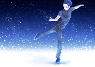 Картинка аниме yuri+on+ice юри