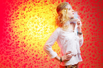 Картинка девушки -unsort+ блондинки лицо взгляд