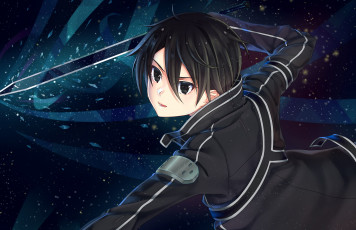 Картинка аниме sword+art+online взгляд фон девушка