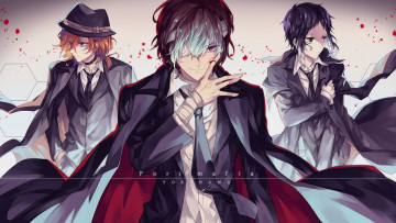 Картинка аниме bungou+stray+dogs парни