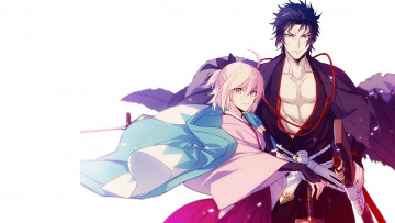 Картинка аниме fate stay+night двое