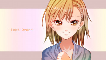 Картинка аниме toaru+majutsu+no+index фон девушка взгляд