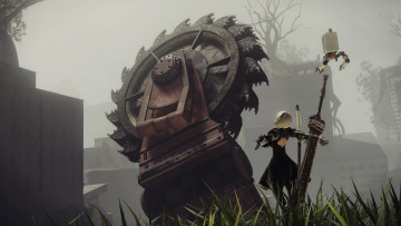 Картинка nier +automata видео+игры персонаж