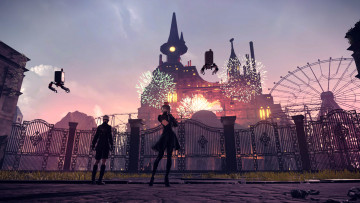 Картинка видео+игры nier +automata персонаж