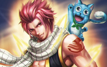 Картинка аниме fairy+tail нацу