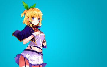 Картинка аниме rokudenashi+majutsu+koushi+to+akashic+records фон взгляд девушка